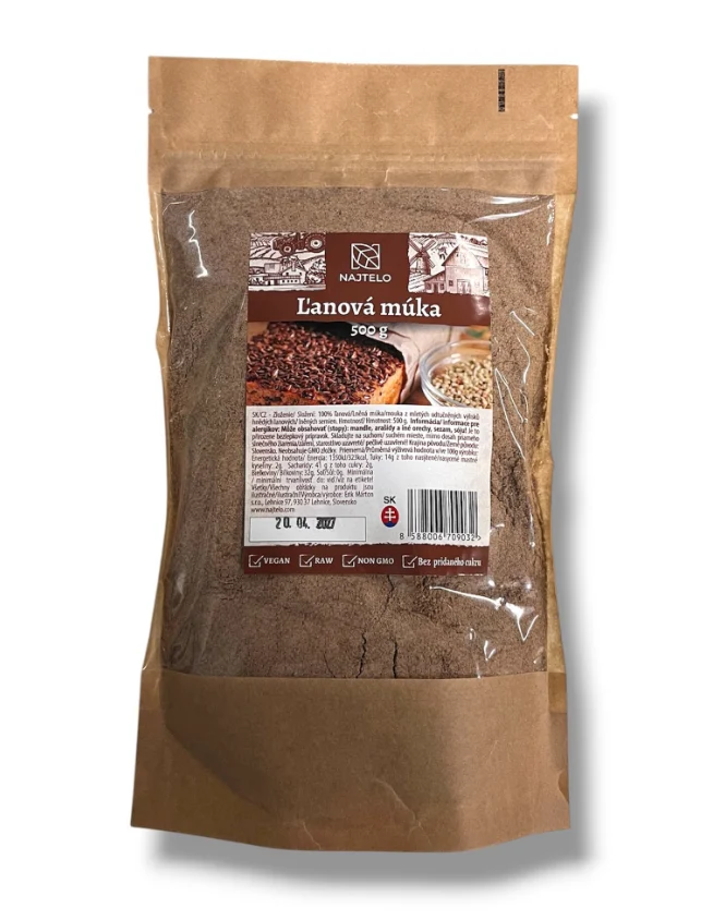 Najtelo Lněná mouka 500g hnědá