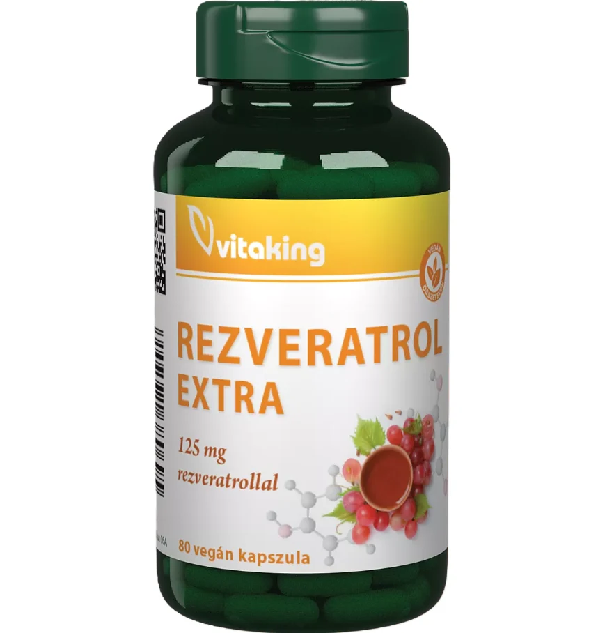 Vitaking resveratrol extra 80 kapslí