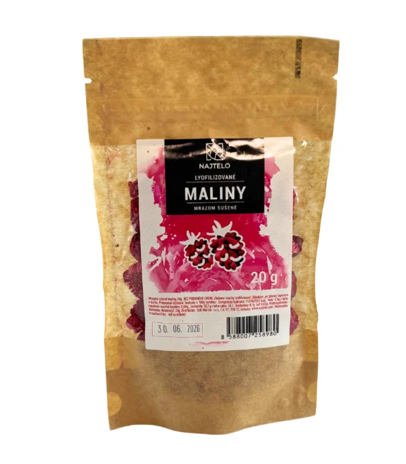Najtelo Maliny celé sušené lyofilizované 20g