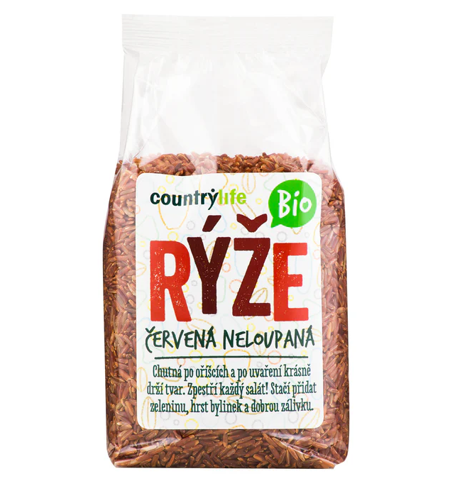 Country Life Rýže červená neloupaná BIO 500g