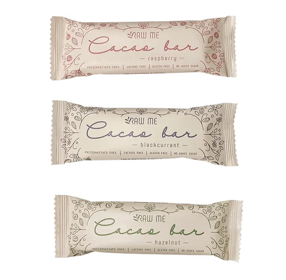 Tyčinka Raw me - Cacao bar 40g různé příchutě