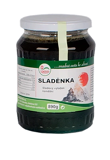 Sunfood Sladenka jačmenný slad sklo 890g