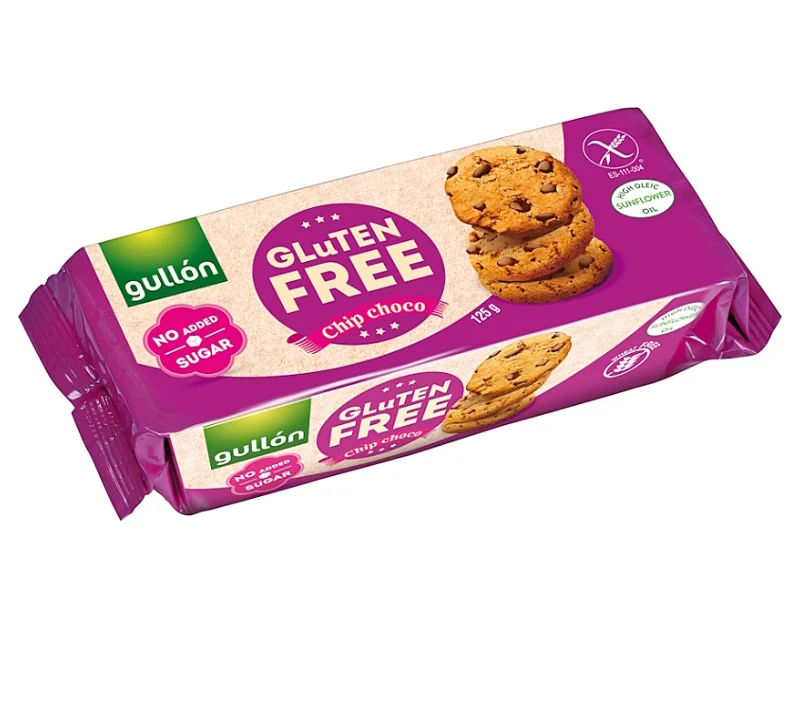 Gullón Chips Choco bez lepku a cukru 125g