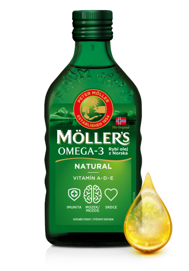 Möller’s Omega 3 Natur olej 250 ml