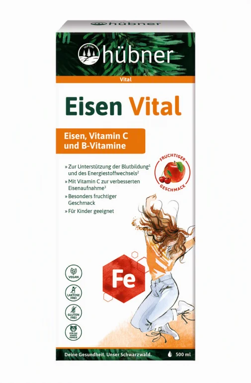 HÜBNER Eisen Vital Fe Železo 500 ml