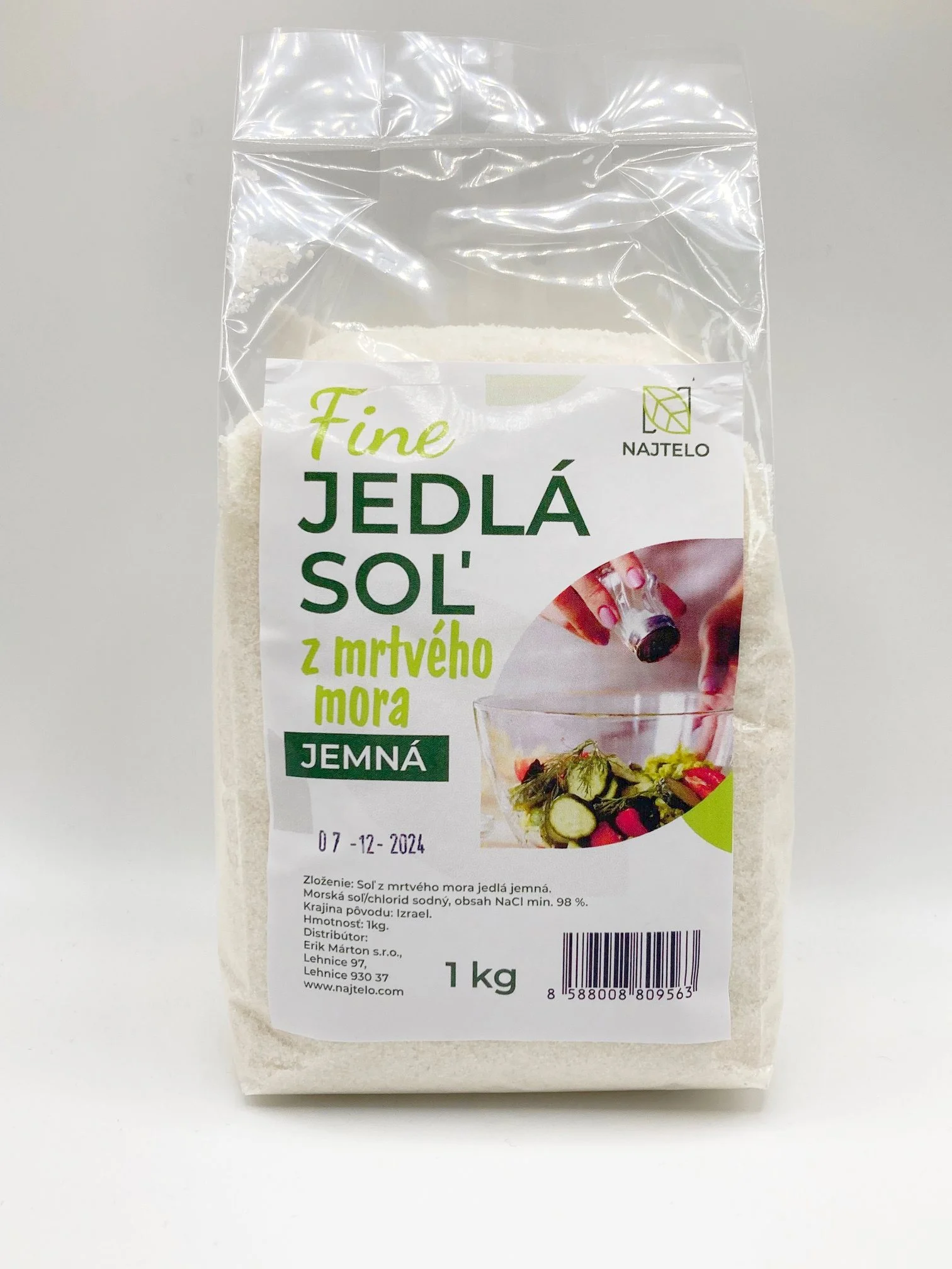 Najtelo sůl z Mrtvého moře jedlá 1 kg