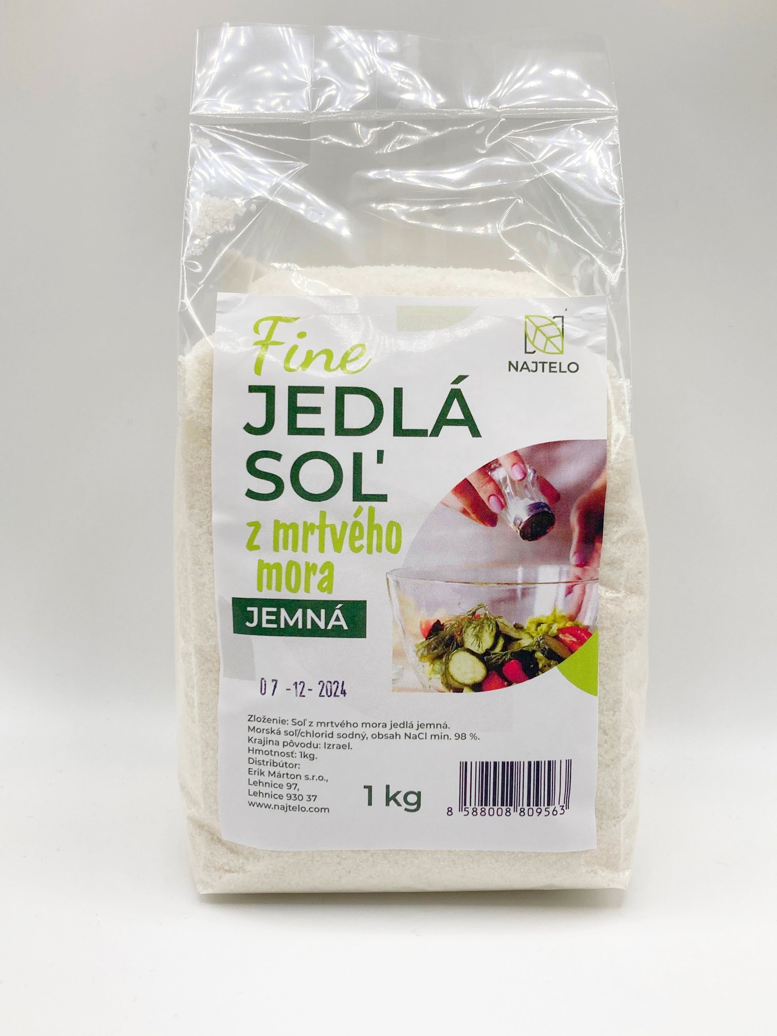 Najtelo sůl z Mrtvého moře jedlá 1 kg