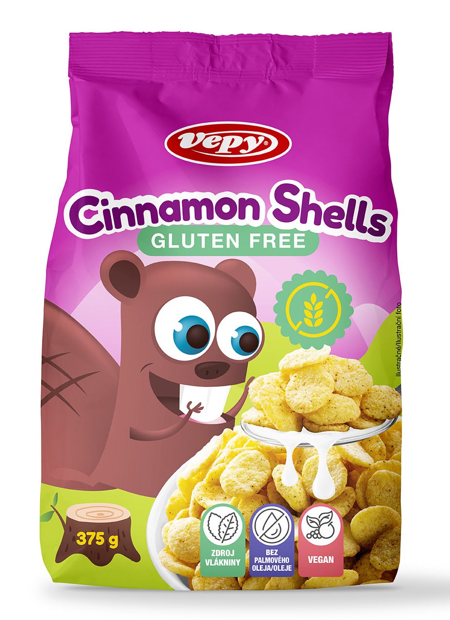 Vepy Mušličky skořicové bezlepkové 375g