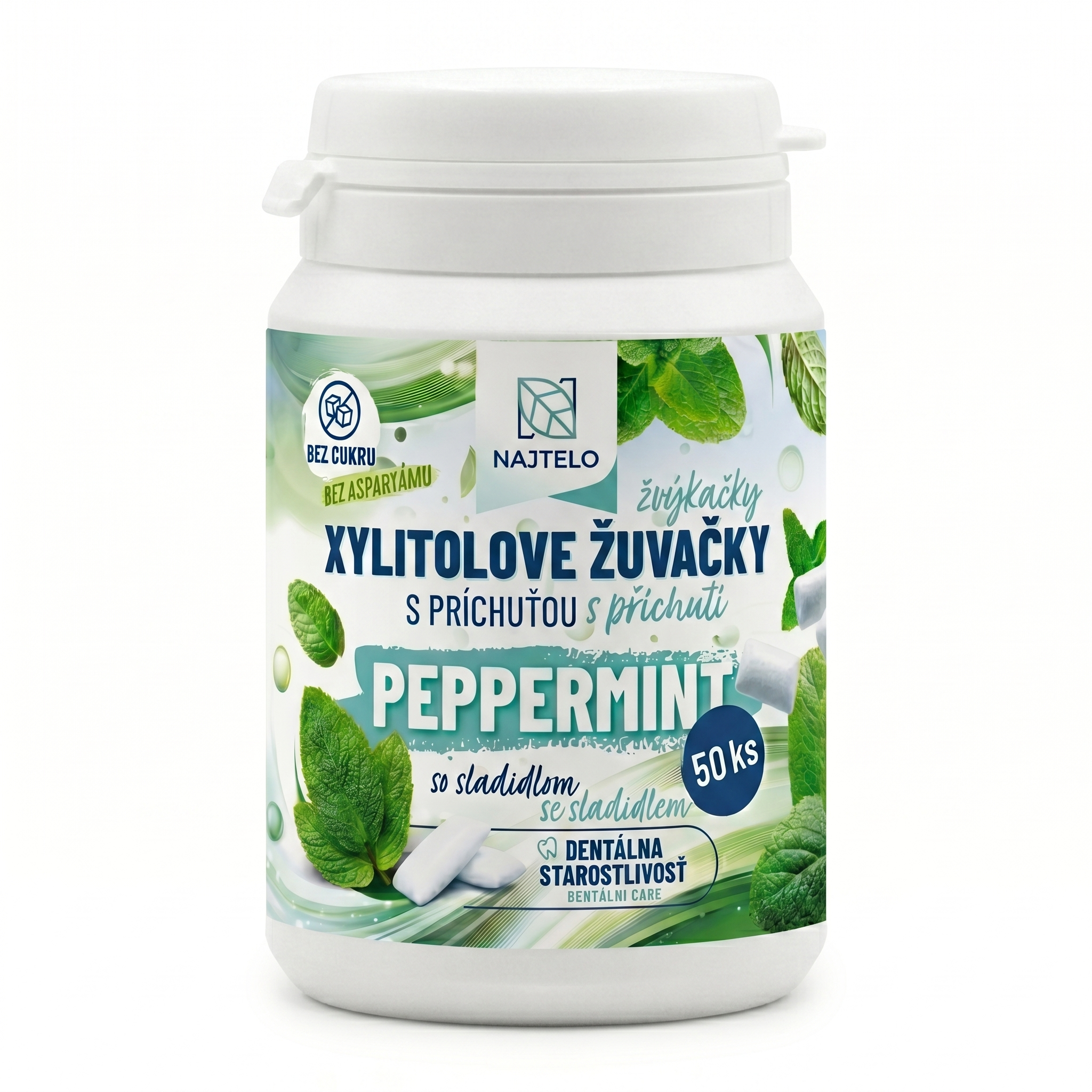 Najtelo xylitolové žvýkačky Peppermint 50ks