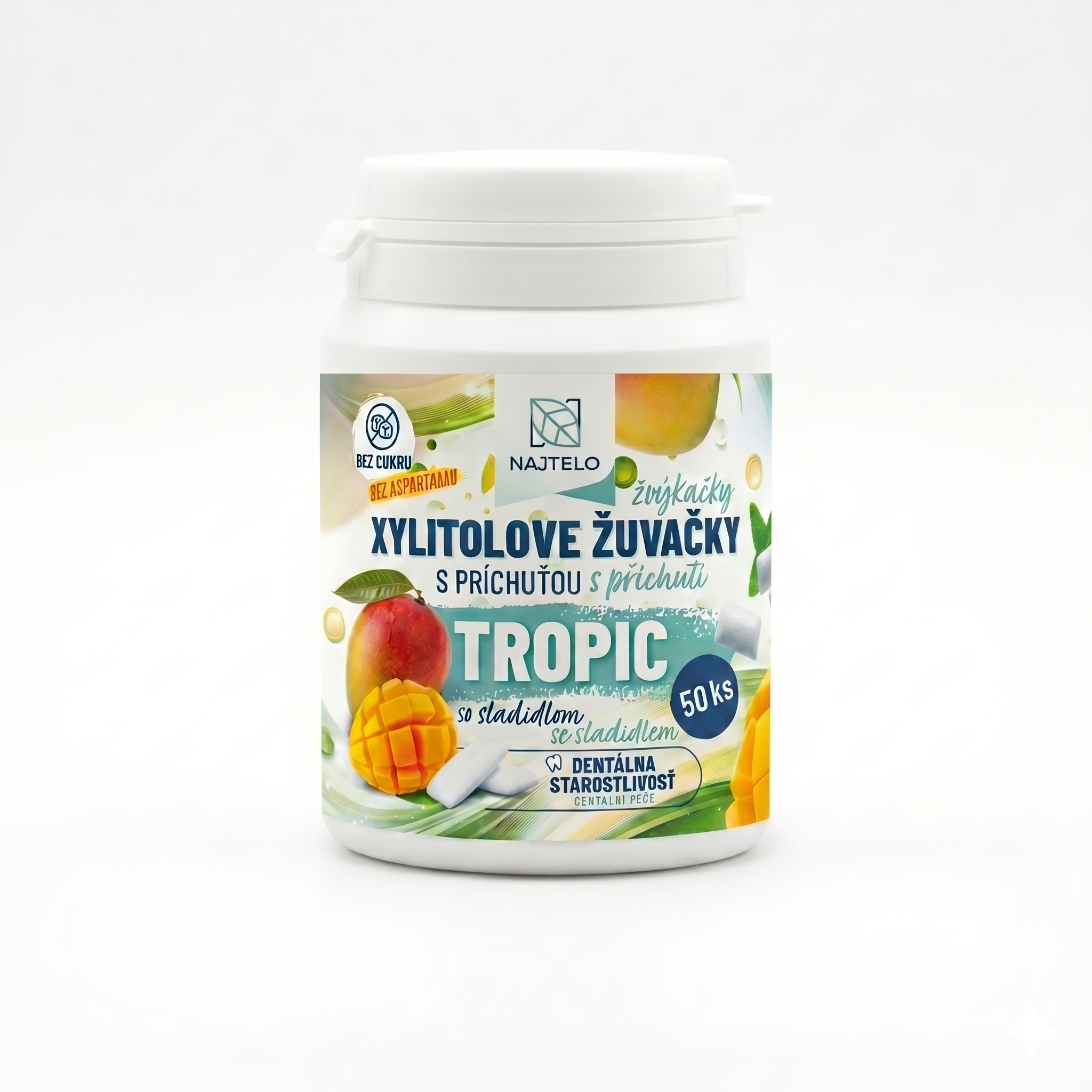 Najtelo xylitolové žvýkačky Tropic 50ks