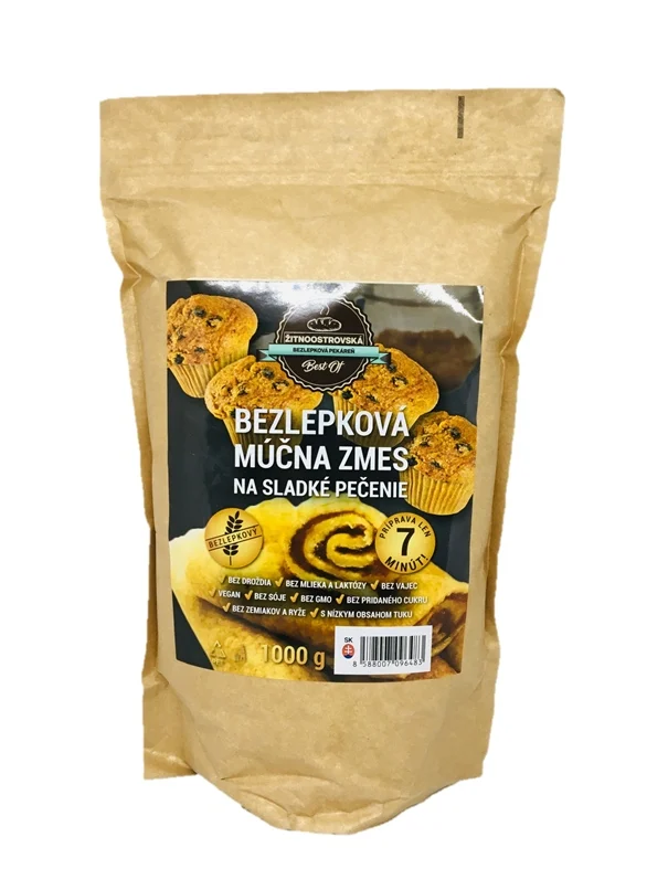 Žitnoostrovská bezlepková pekárna bezlepková moučná směs na sladké pečení 1kg
