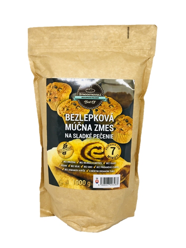 Žitnoostrovská bezlepková pekárna bezlepková moučná směs na sladké pečení 1kg