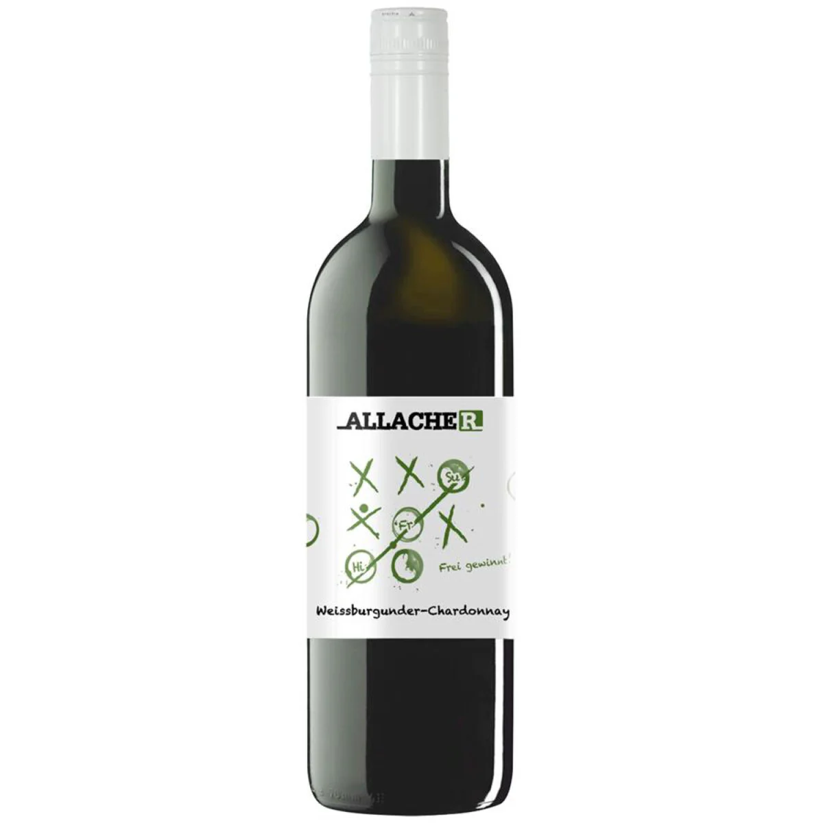 Winzerhof Allacher Burgundské Bílé Chardonnay Suché víno bez histaminu bílé suché 0,75 l