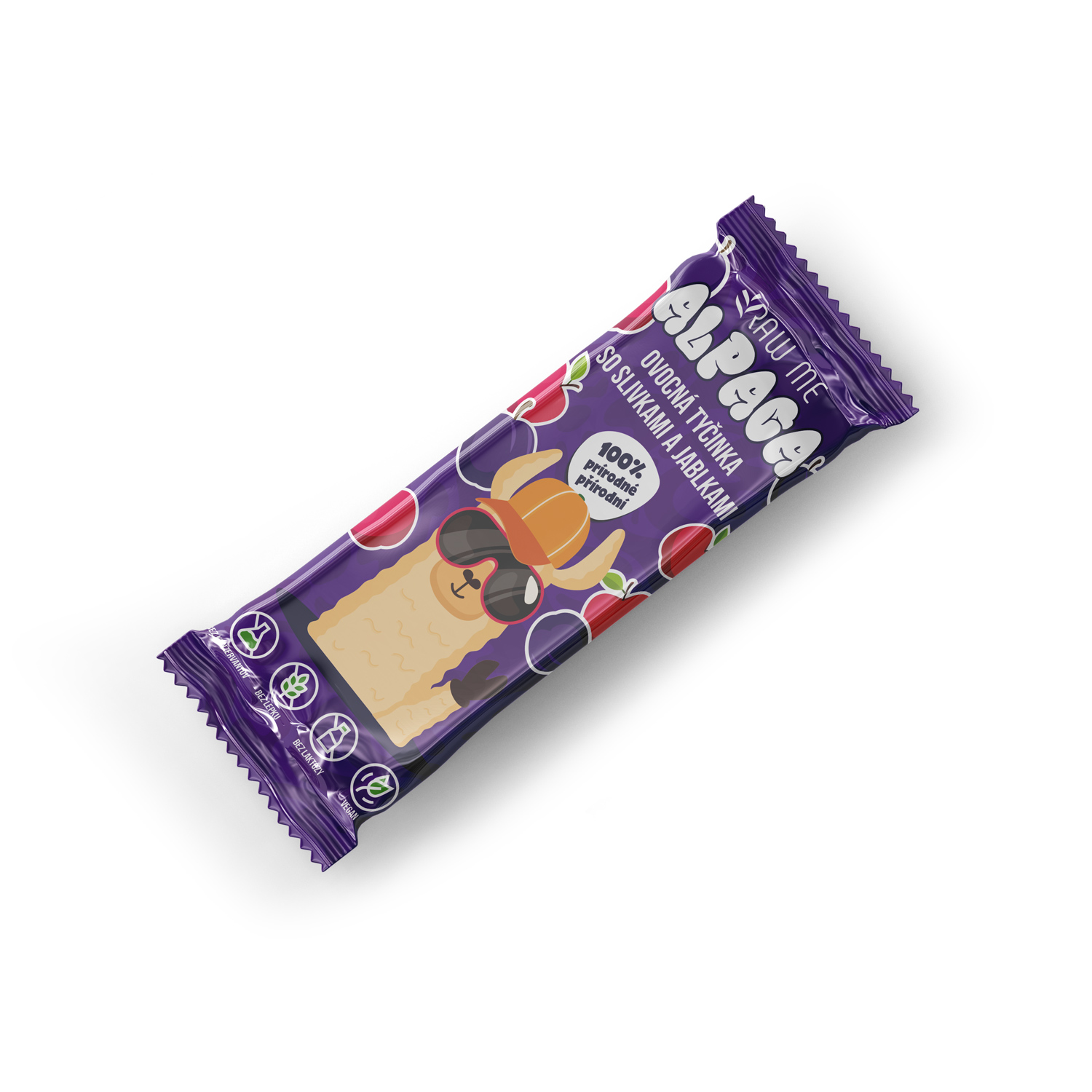 Raw Me ALPACA ovocná tyčinka švestka-jablko 25g