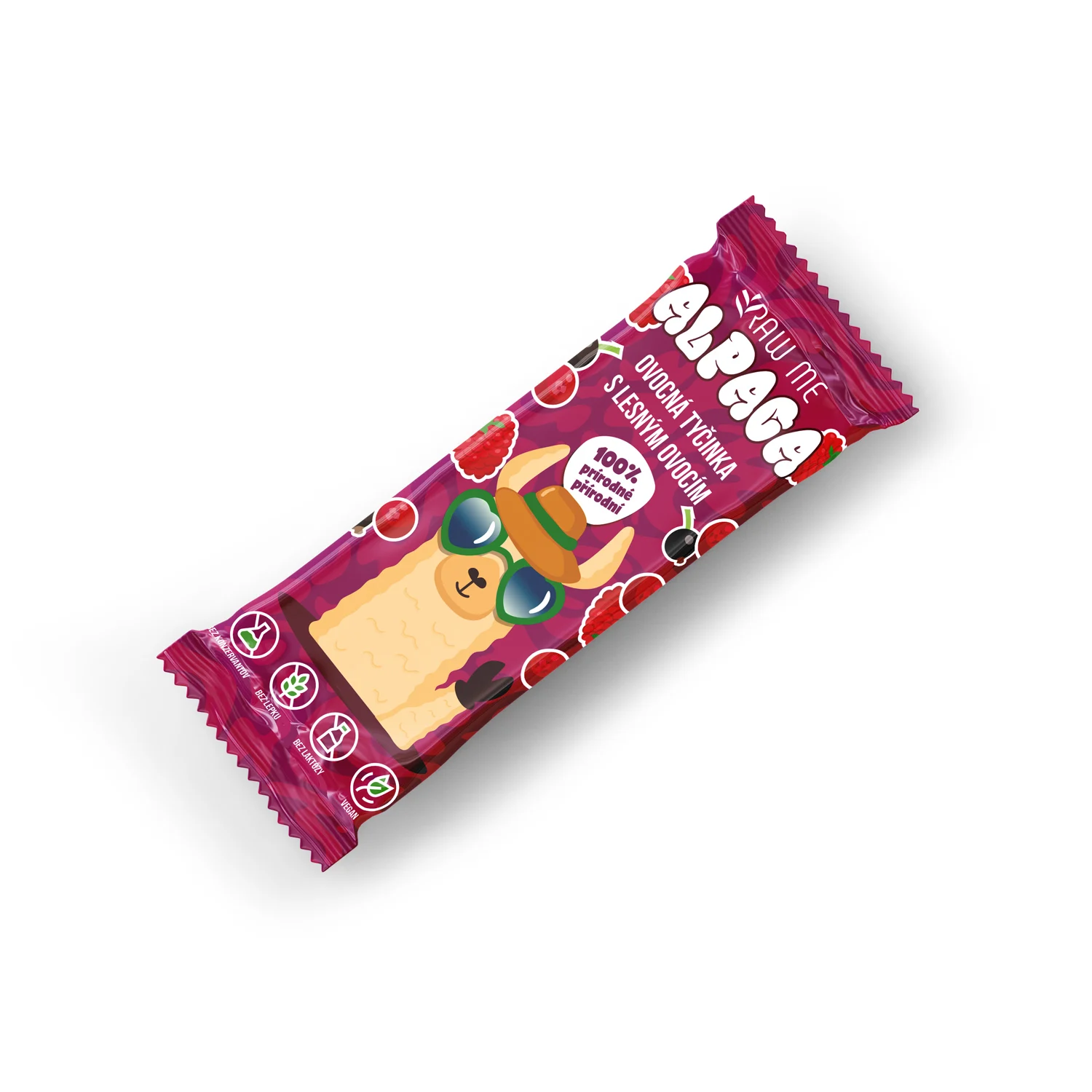 Raw Me ALPACA ovocná tyčinka s lesním ovocím 25g