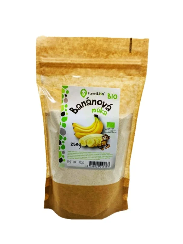 Farmilion Banánová mouka Mouka ze zelených banánů BIO 250g