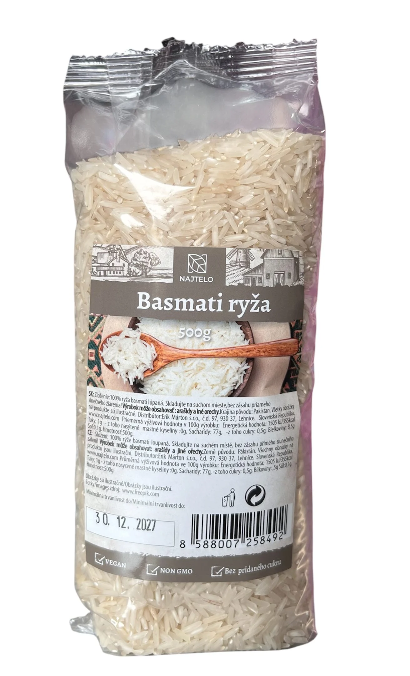 Najtelo Basmati rýže 500g