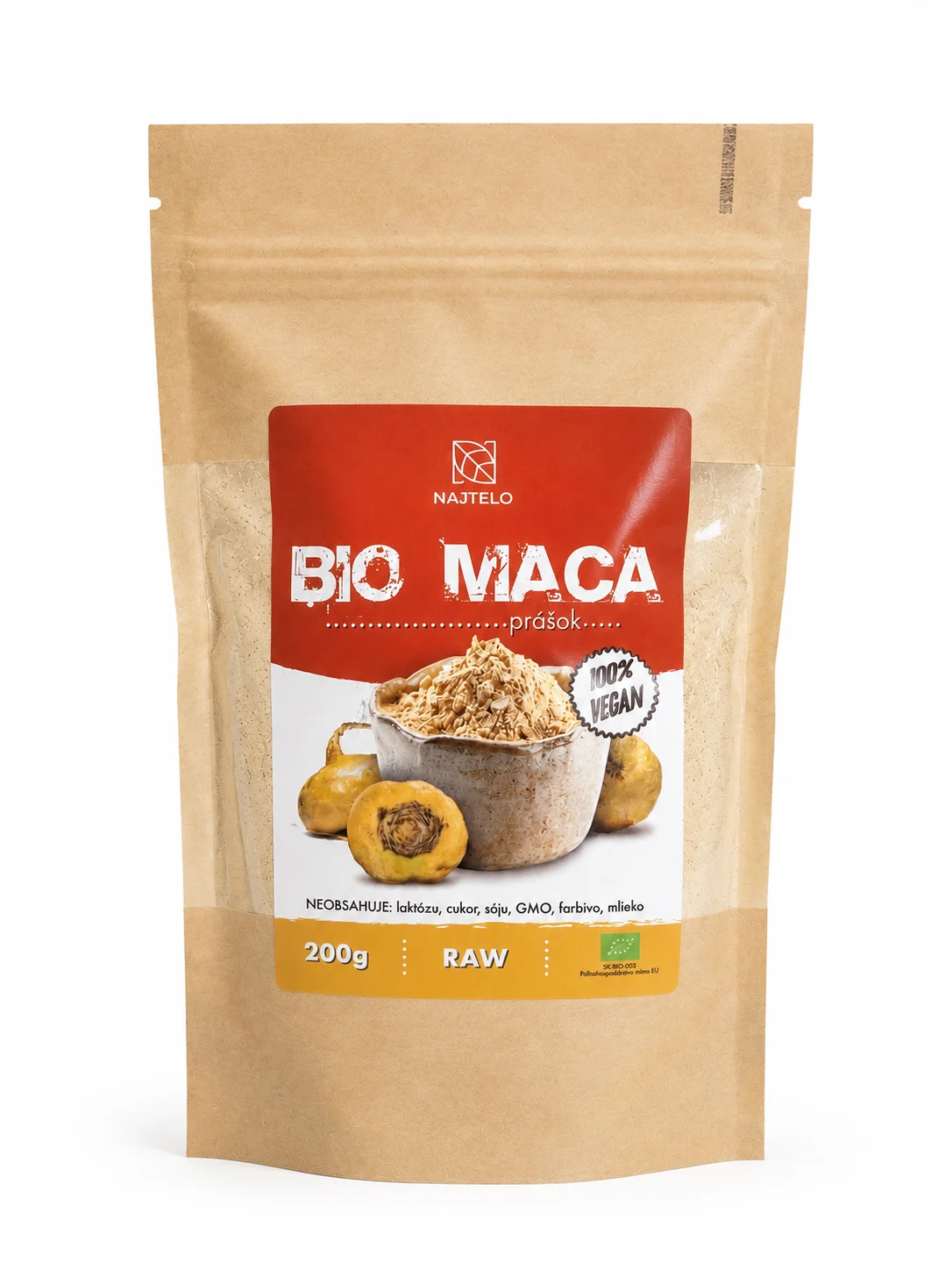 Najtelo Maca BIO peruánský prášek 200g