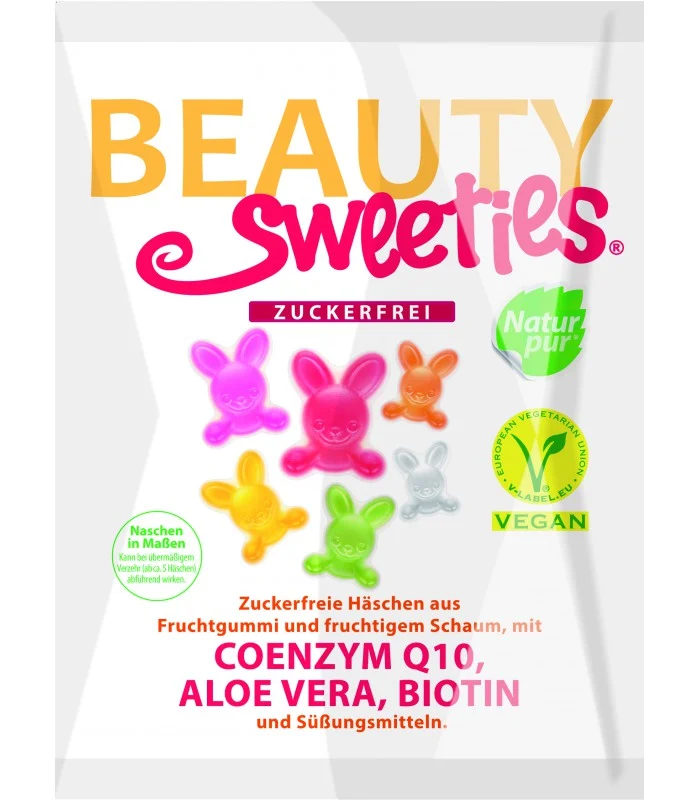 Beauty Sweeties - Vegan Zajíčci 125g bez cukru