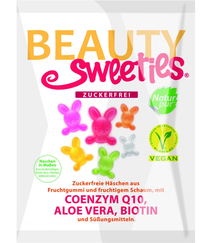 Beauty Sweeties - Vegan Zajíčci 125g bez cukru