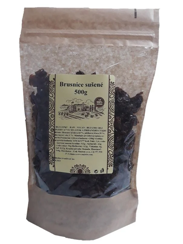 Najtelo brusinky klikva sušená 500g