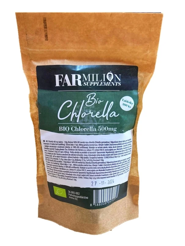 Farmilion Bio chlorella řasa 300 tablet (150g)