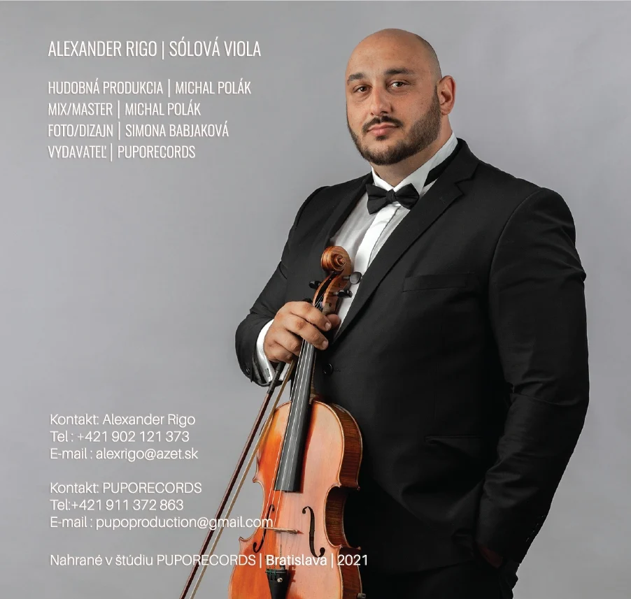Vánoční písničky Jazzy Viola Alexander Rigo CD - Obrázek 2