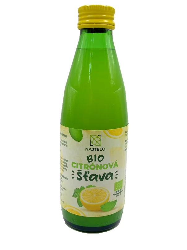 Najtelo citronová šťáva 100% BIO 250ml