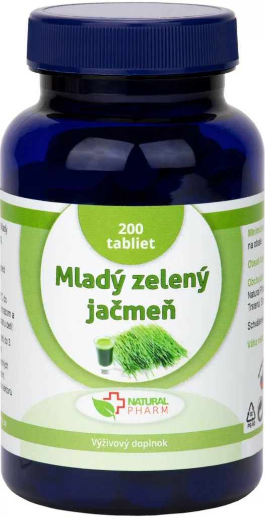 Natural Pharm Mladý zelený ječmen 200 ks