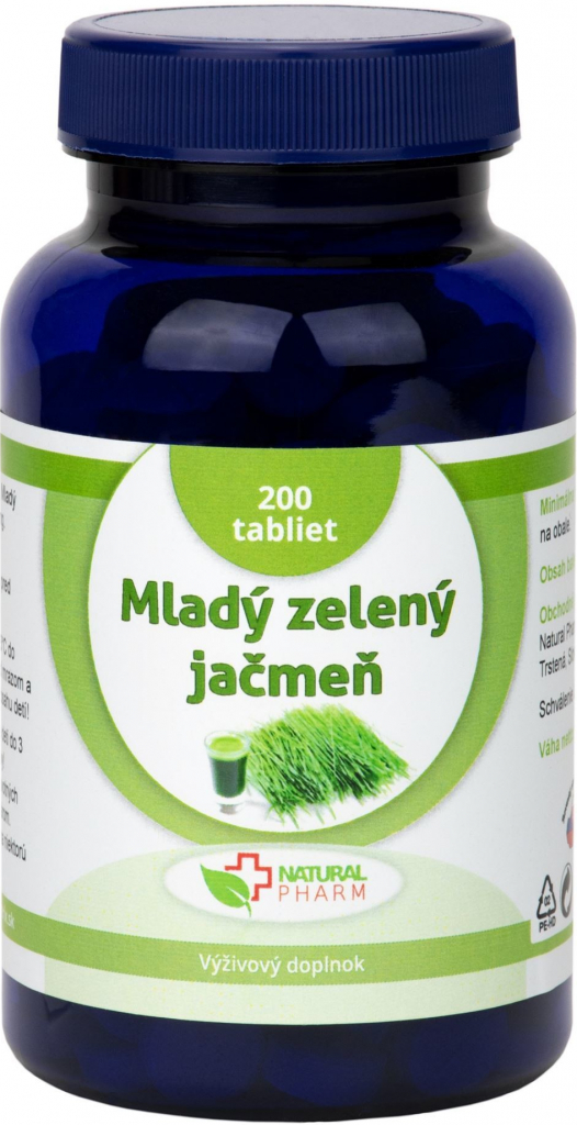 Natural Pharm Mladý zelený ječmen 200 ks