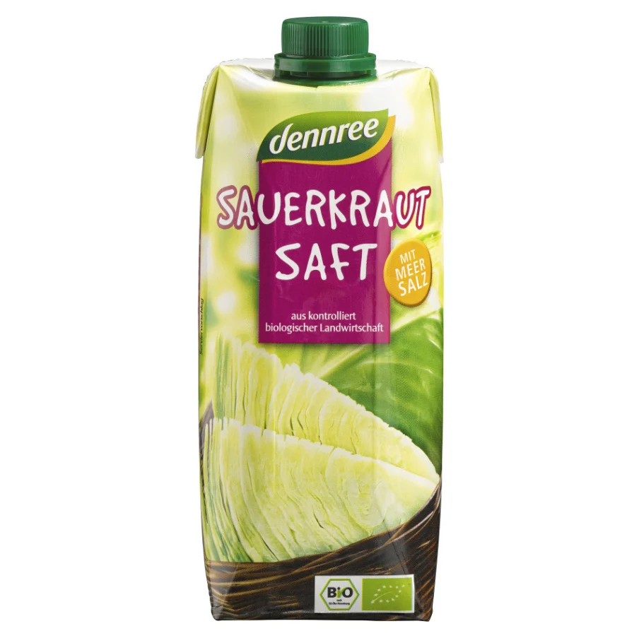 DENNREE Bio Šťáva z kysaného zelí 0,5 l