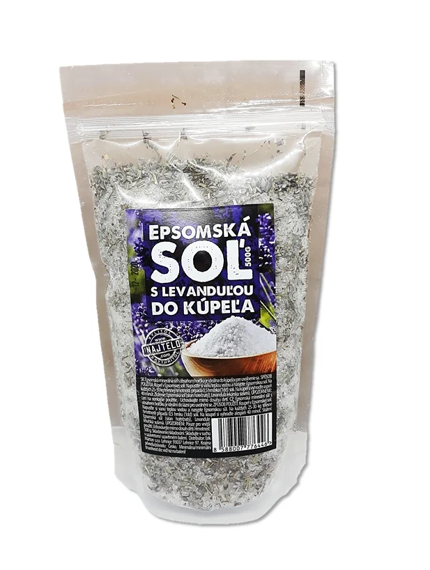 Najtelo Epsomská sůl s levandulí do koupele 500g