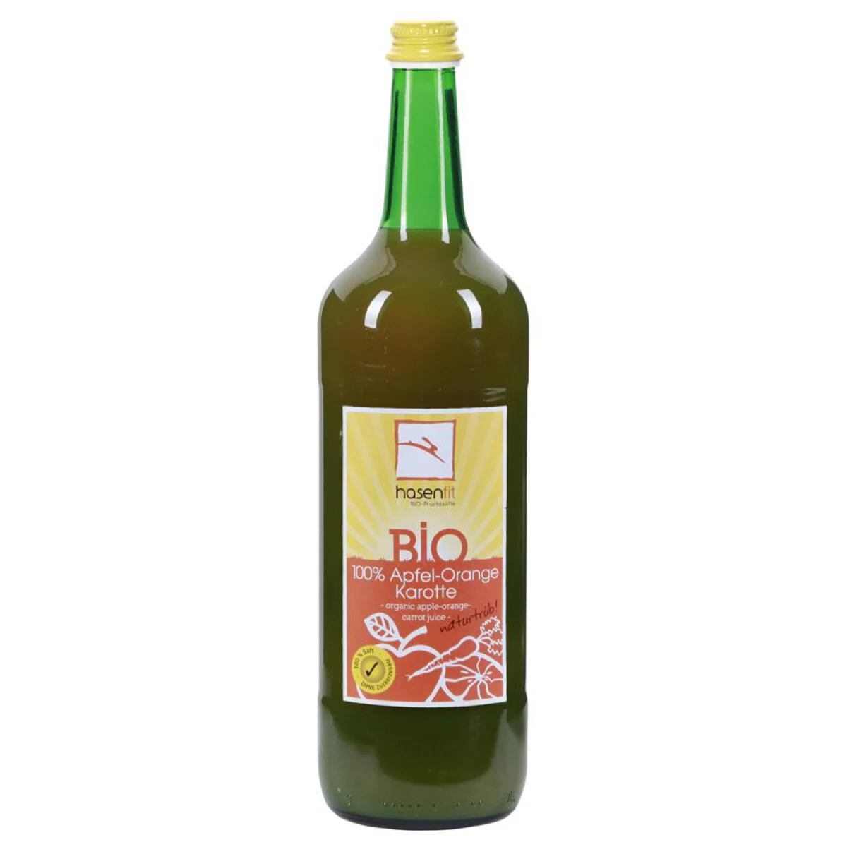 Hasenfit bio jablečno pomerančová mrkvová šťáva 1000 ml