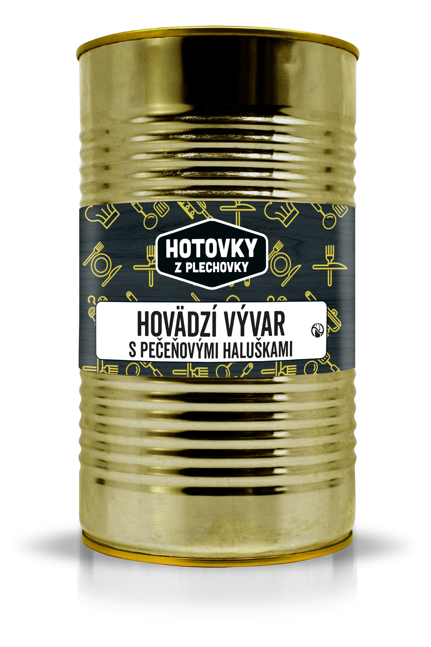 Hotovky z plechovky Hovězí vývar s játrovými noky 1200ml