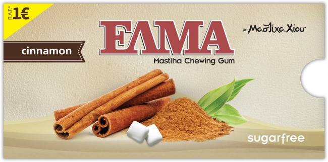 ELMA Chewing Gum skořice