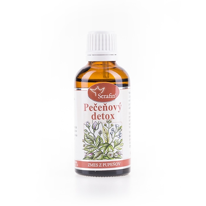 Serafin Jaterní detox - tinktura ze směsi pupenů 50 ml