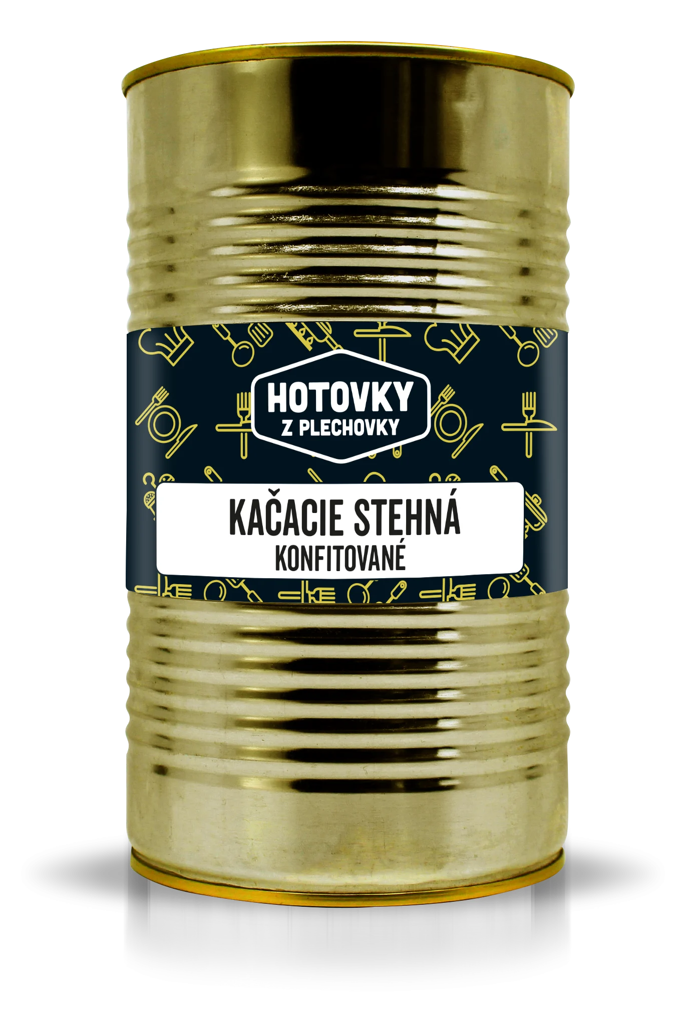 Hotovky z plechovky Kachní stehna konfitovaná 1300ml