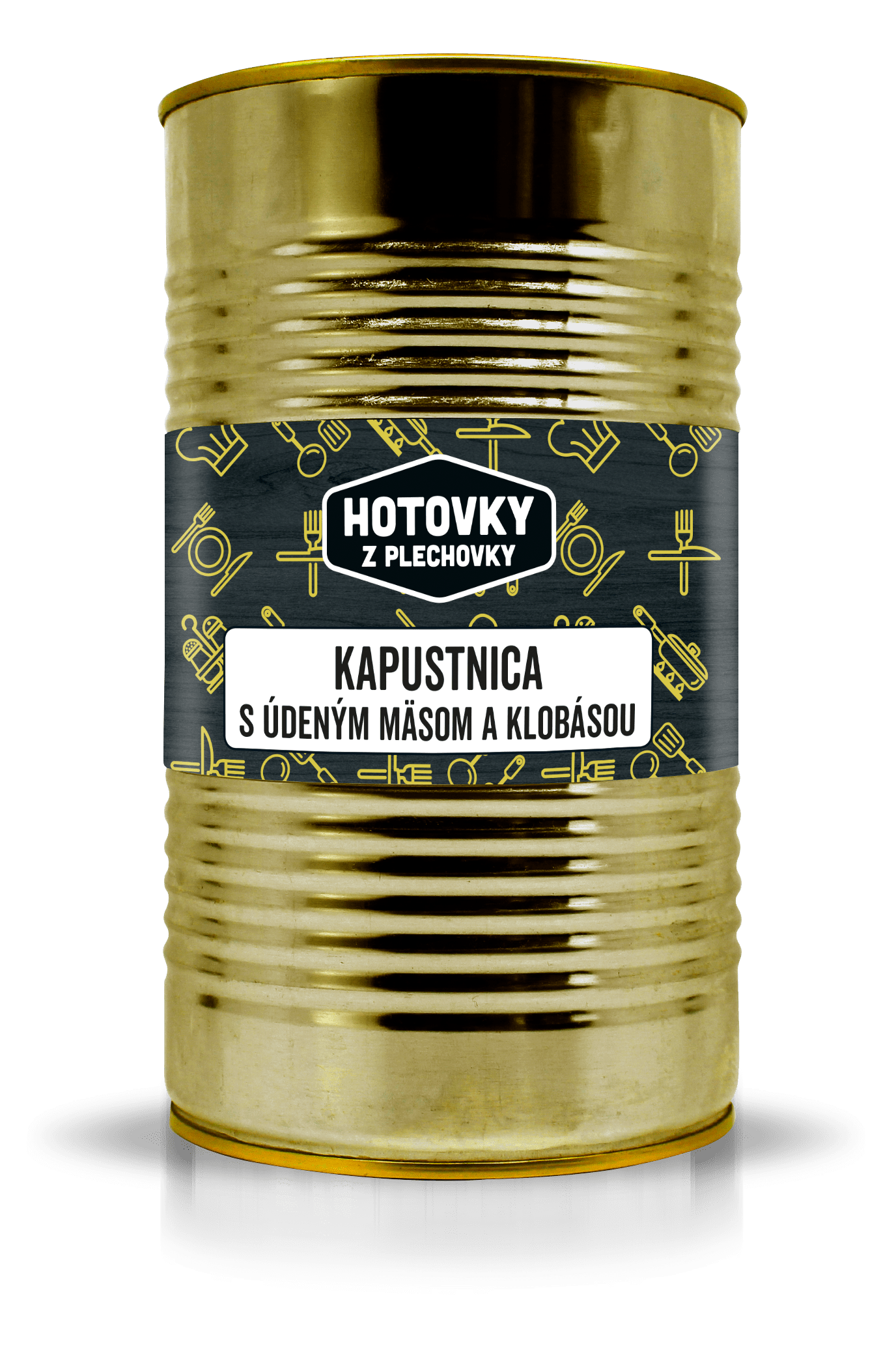 Hotovky z plechovky Kapustnice se uzeným masem a klobásou 1200ml