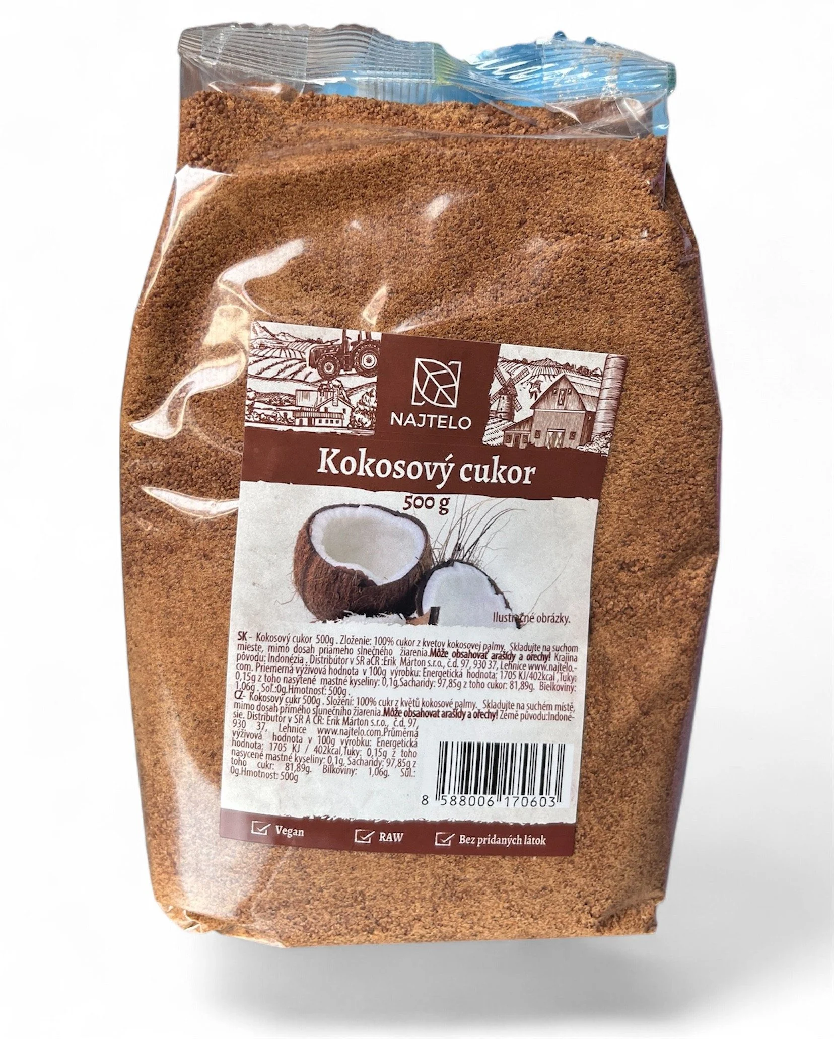 Najtelo Kokosový cukr 500g