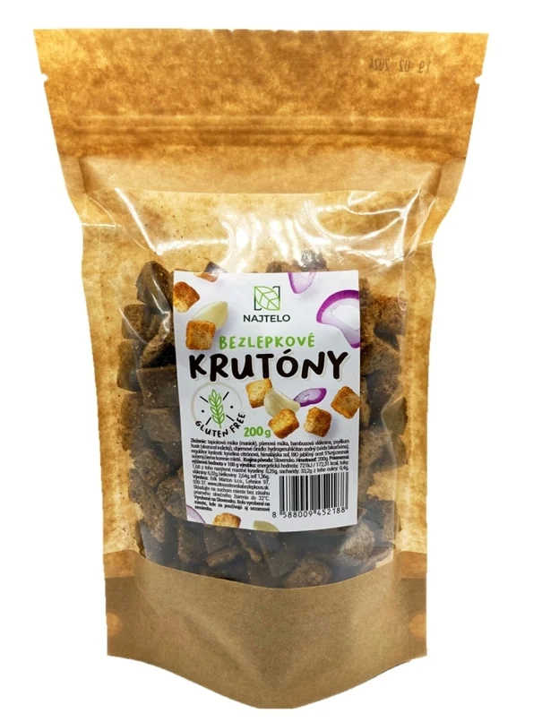 Najtelo bezlepkové krutony s cibulí 200g
