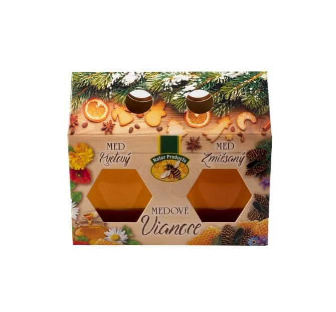 Naturproducts Vánoční medový domeček - 2x250g