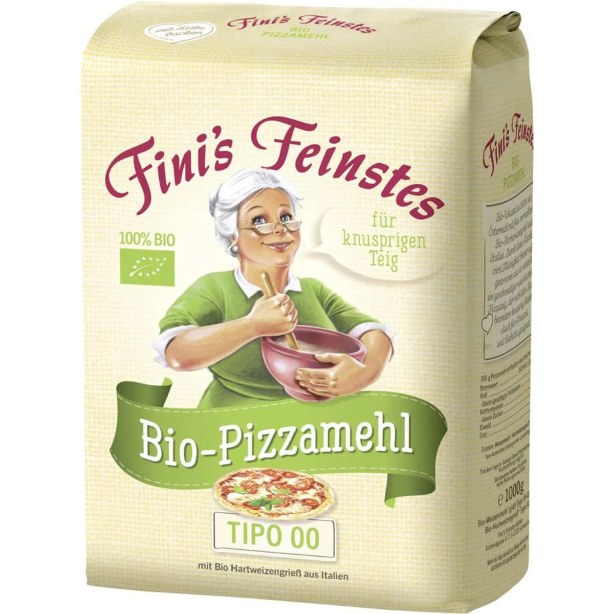 Finis Feinstes mouka na pizzu 1 kg BIO