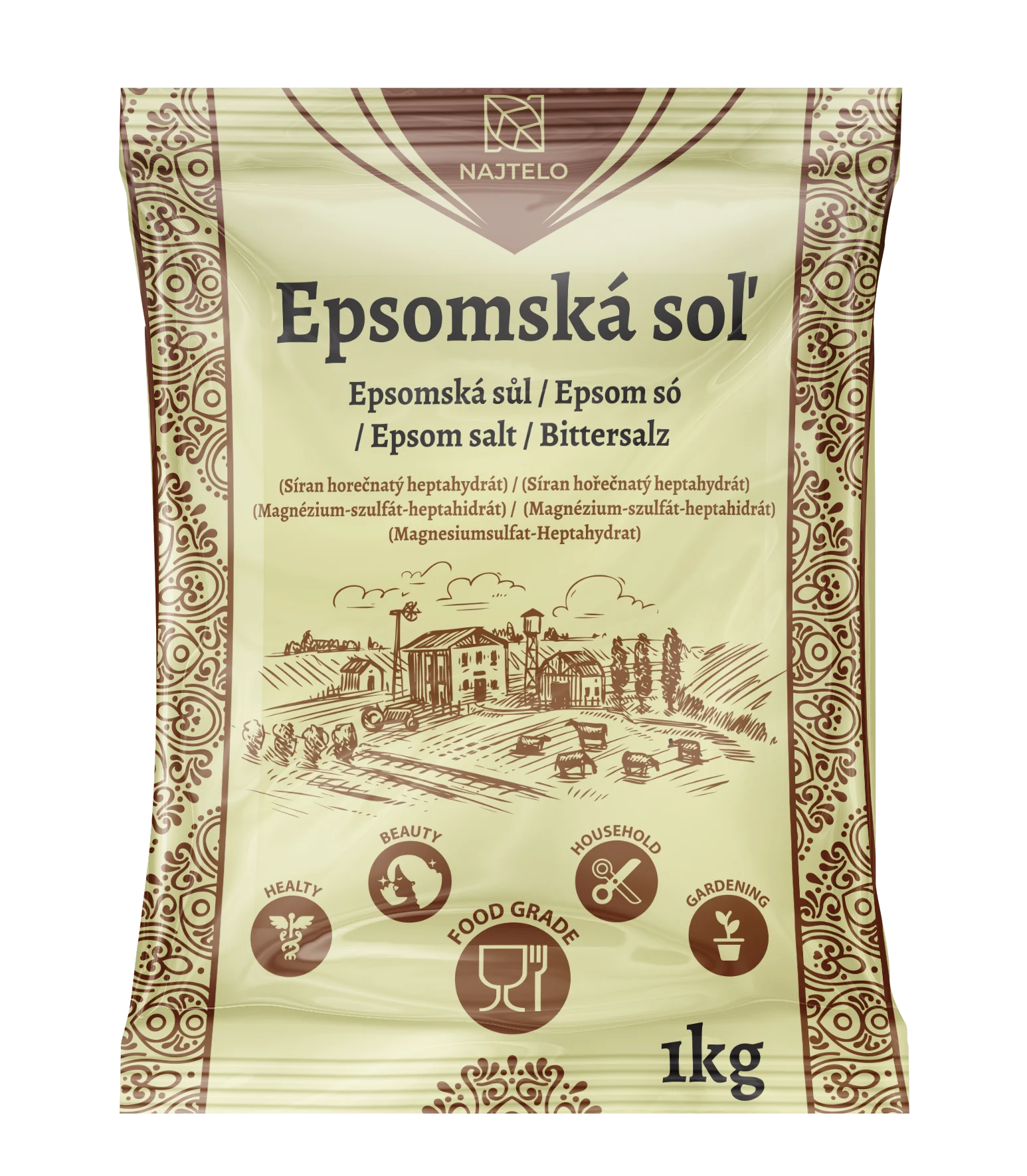 Najtelo Epsomská sůl 1 kg