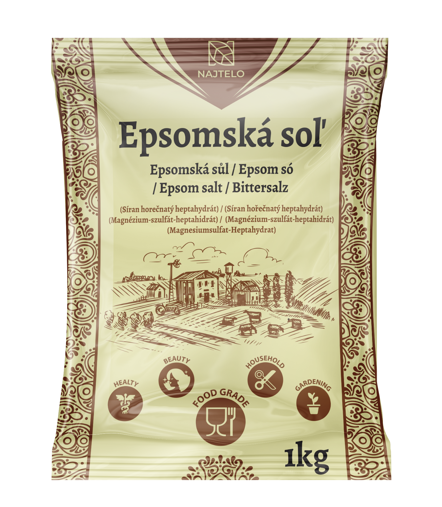 Najtelo Epsomská sůl 1 kg
