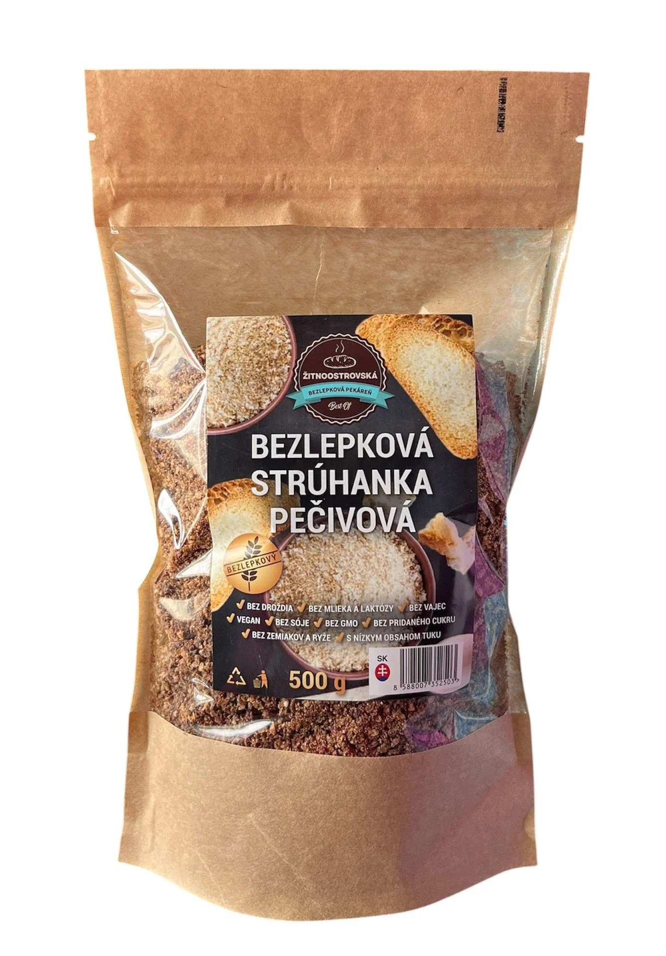 Najtelo bezlepková pečivová strouhanka 500g