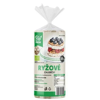 Fresh Rýžový chlebík BIO bez lepku 100g