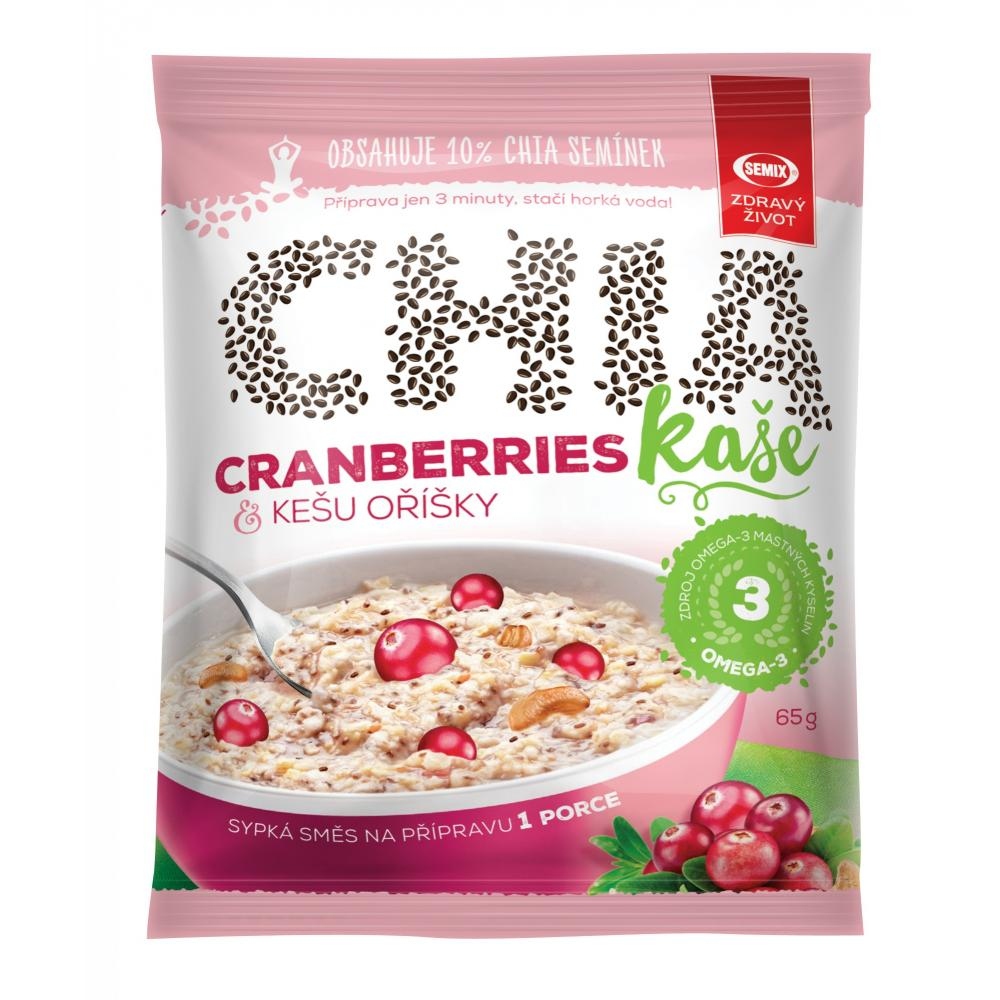 Semix Chia kaše brusinky a kešu oříšky 65 g