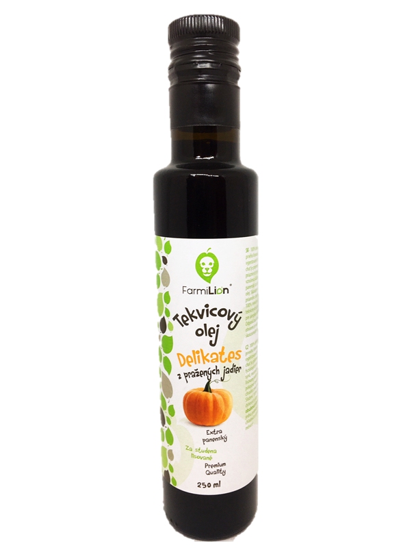 Farmilion dýňový olej DELIKATES extra panenský 250 ml