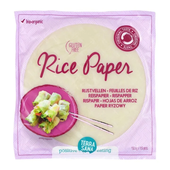 Terrasana Rýžový papír BIO 15ks 150g
