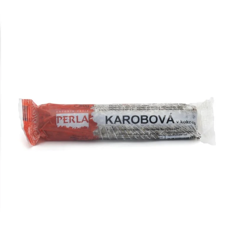 Perla karobová tyčinka s kokosem 50g